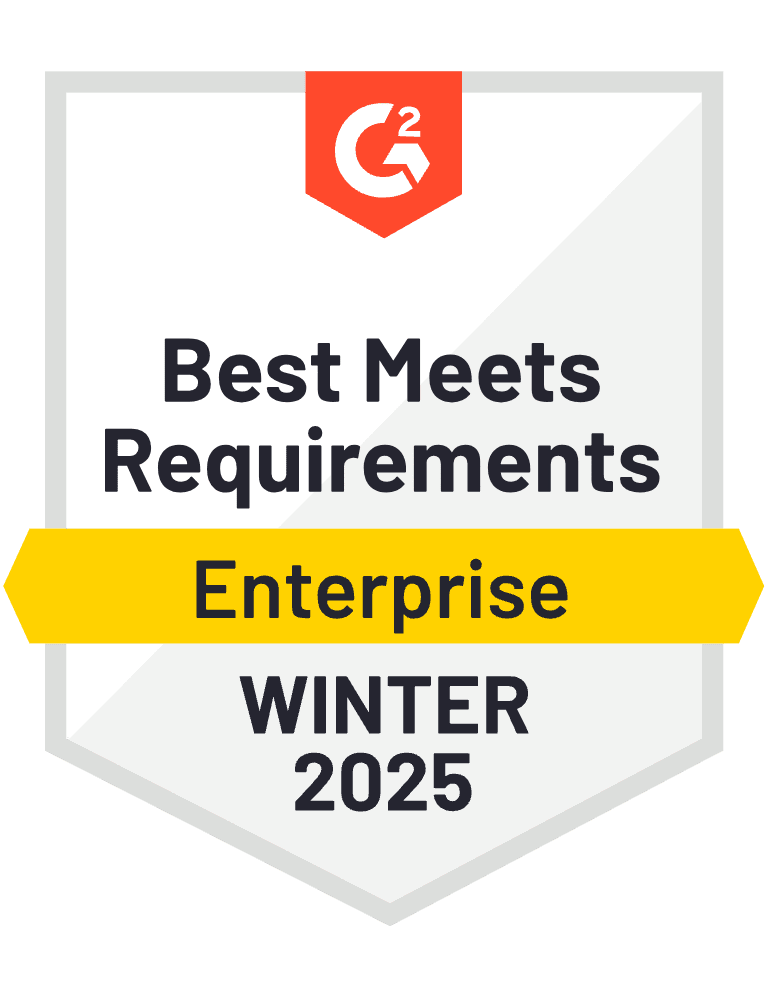 Winter 2025 - Best Meets Requirements Enterprise